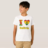 Ik hou van Bolivia T-shirt (Voorkant volledig)