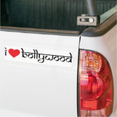 Ik hou van Bollywood-bumperstickers Bumpersticker (Op Truck)
