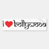 Ik hou van Bollywood-bumperstickers Bumpersticker (Voorkant)