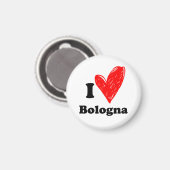 Ik hou van Bologna Magneet (Voorkant / Achterkant)