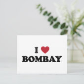 Ik hou van Bombay India Briefkaart (Staand voorkant)