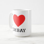 Ik hou van Bombay Koffiemok (Voorkant links)