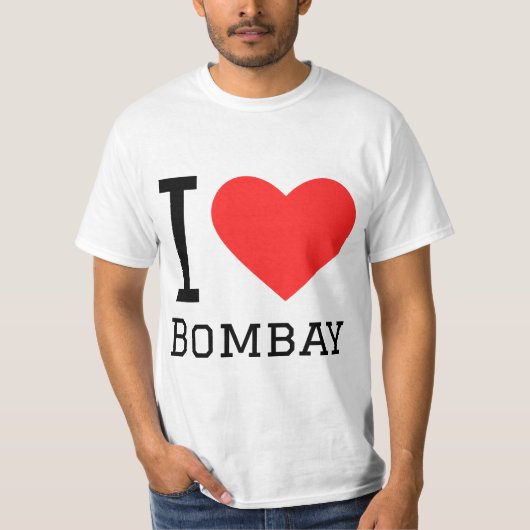Ik hou van Bombay T-shirt (Voorkant)