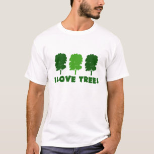 Ik hou van bomen t-shirt