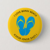 Ik hou van Bondi Beach Ronde Button 5,7 Cm (Voorkant)