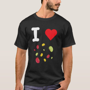 Ik hou van bonen peulvruchten pulsen kikkererwt Fa T-shirt