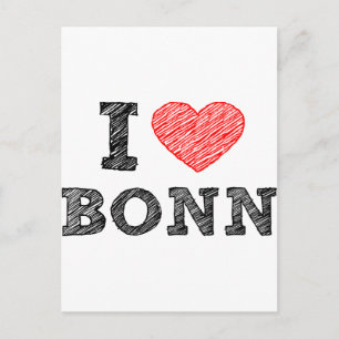 Ik hou van Bonn Briefkaart
