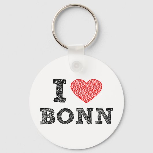 Ik hou van Bonn Sleutelhanger (Voorkant)