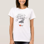 "Ik hou van Bonsai" T-shirt (Voorkant)