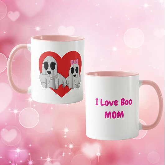 Ik hou van Boo mama - Roze Mok