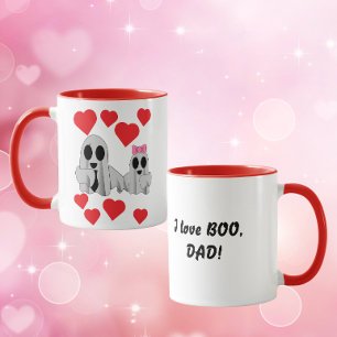 Ik hou van BOO Papa (van Dochter) Mok