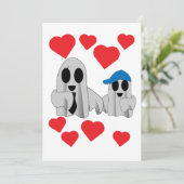 Ik hou van BOO Papa van zoon Flat Kaart (Staand voorkant)
