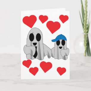 Ik hou van BOO Papa van zoon Kaart
