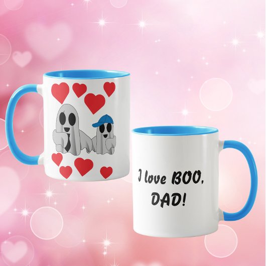 Ik hou van BOO Papa (van zoon) Mok
