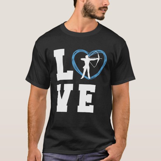 Ik hou van boogschieten voor je oom t-shirt (Voorkant)