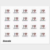 Ik hou van Boost - Superlader Ronde Sticker (Vel)