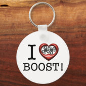 Ik hou van Boost - Superlader Sleutelhanger (Voorkant)