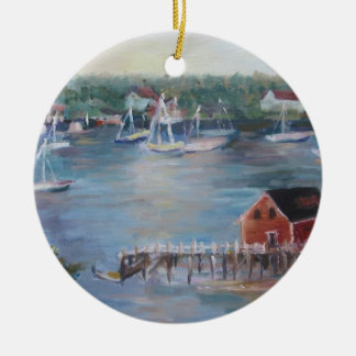 Ik hou van Boothbay Harbour kerstversiering Keramisch Ornament