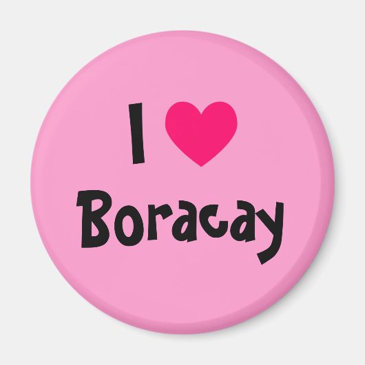 Ik hou van Boracay Magneet (Voorkant)