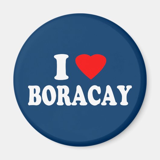 Ik hou van Boracay Magneet (Voorkant)