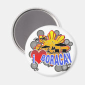 Ik hou van Boracay Magneet (Voorkant / Achterkant)
