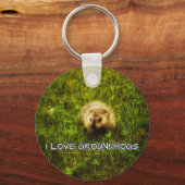 Ik hou van bosmarmotten sleutelhanger (Voorkant)
