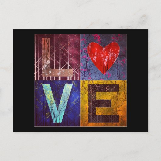 Ik hou van bossen! Briefkaart (Voorkant)