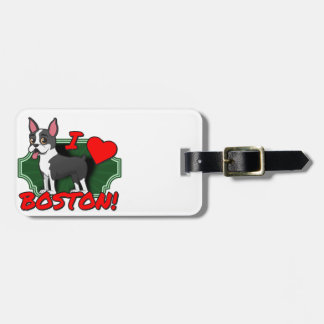Ik hou van Boston Bagagelabel