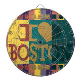 Ik hou van Boston -  Boston 2 Dartbord (Voorkant)