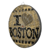Ik hou van Boston - Boston Dartbord (Voorkant Rechts)