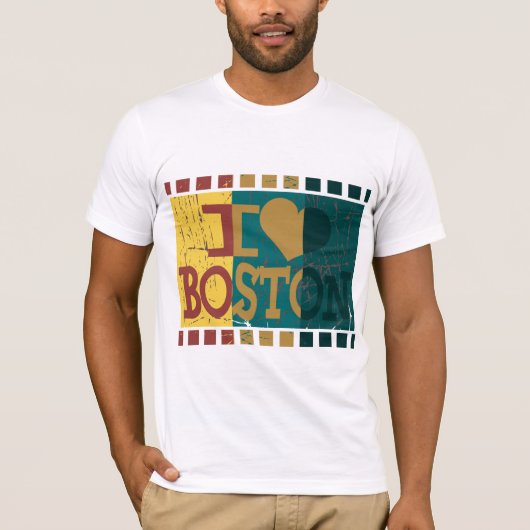 Ik hou van Boston -  Boston T-shirt (Voorkant)
