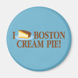 Ik hou van Boston Cream Pie Magneet