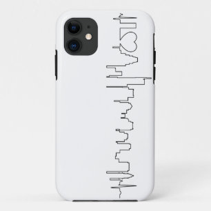 Ik hou van Boston in een buitengewone ecg-stijl iPhone 11 Hoesje