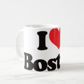 Ik hou van Boston Koffiemok (Voorkant links)
