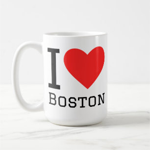 Ik hou van boston koffiemok