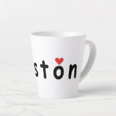 Ik hou van Boston Latte Mok (Rechterhoek)