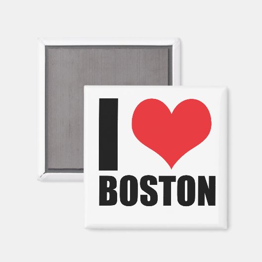 Ik hou van Boston Magneet (Voorkant / Achterkant)