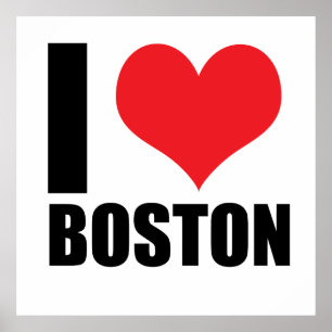 Ik hou van Boston Poster
