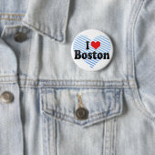 Ik hou van Boston Ronde Button 5,7 Cm (In situ)