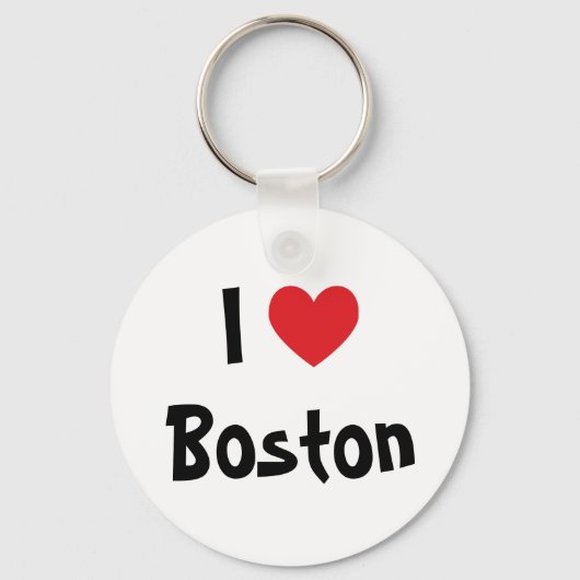 Ik hou van Boston Sleutelhanger (Voorkant)