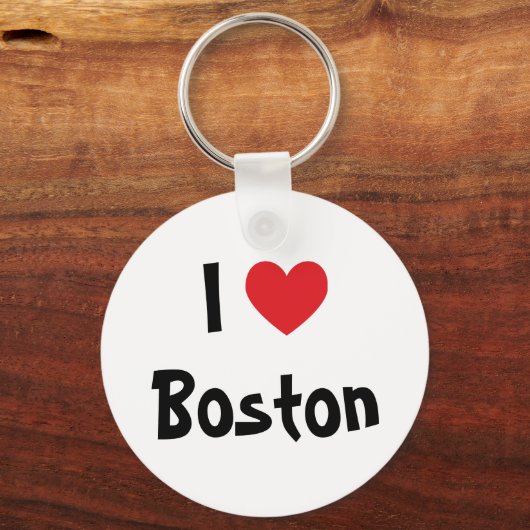 Ik hou van Boston Sleutelhanger (Voorkant)