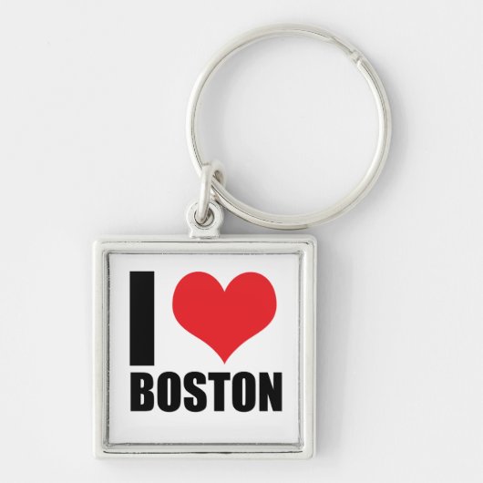 Ik hou van Boston Sleutelhanger (Voorkant)