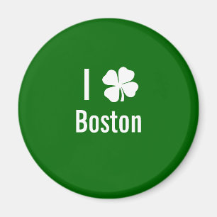 Ik hou van Boston St Patricks Day Magneet