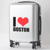 Ik hou van Boston Sticker (Koffer)
