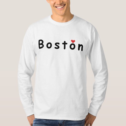 Ik hou van Boston T-shirt (Voorkant)