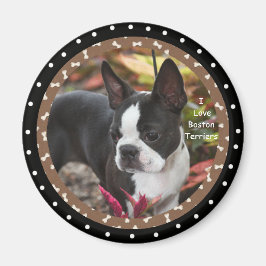Ik hou van Boston Terrier Dogs Magneet