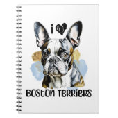 Ik hou van Boston Terriers Notitieboek (Voorkant)