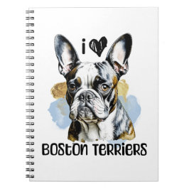 Ik hou van Boston Terriers Notitieboek
