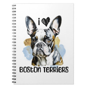 Ik hou van Boston Terriers Notitieboek