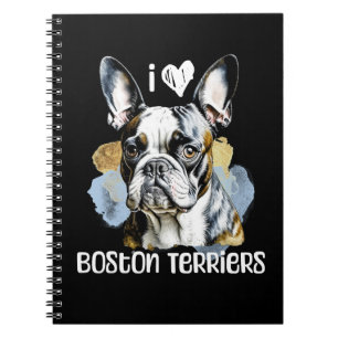 Ik hou van Boston Terriers Notitieboek